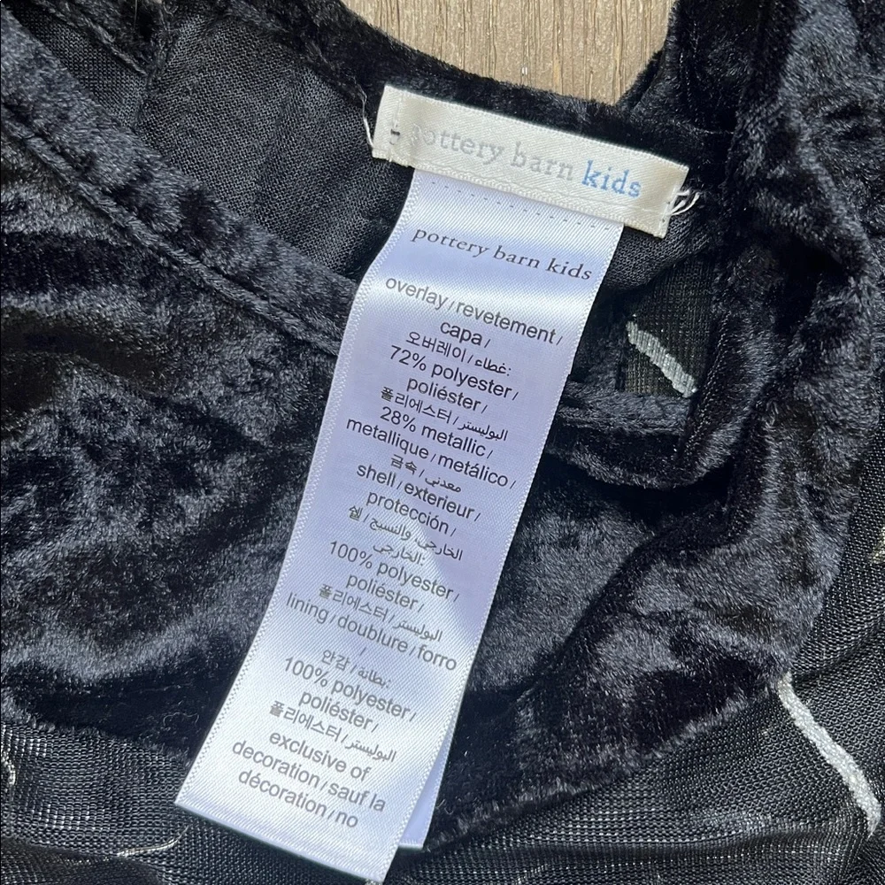 NWOT Pottery Barn Kids Black Spider Queen Costume - Picture 5 of 16